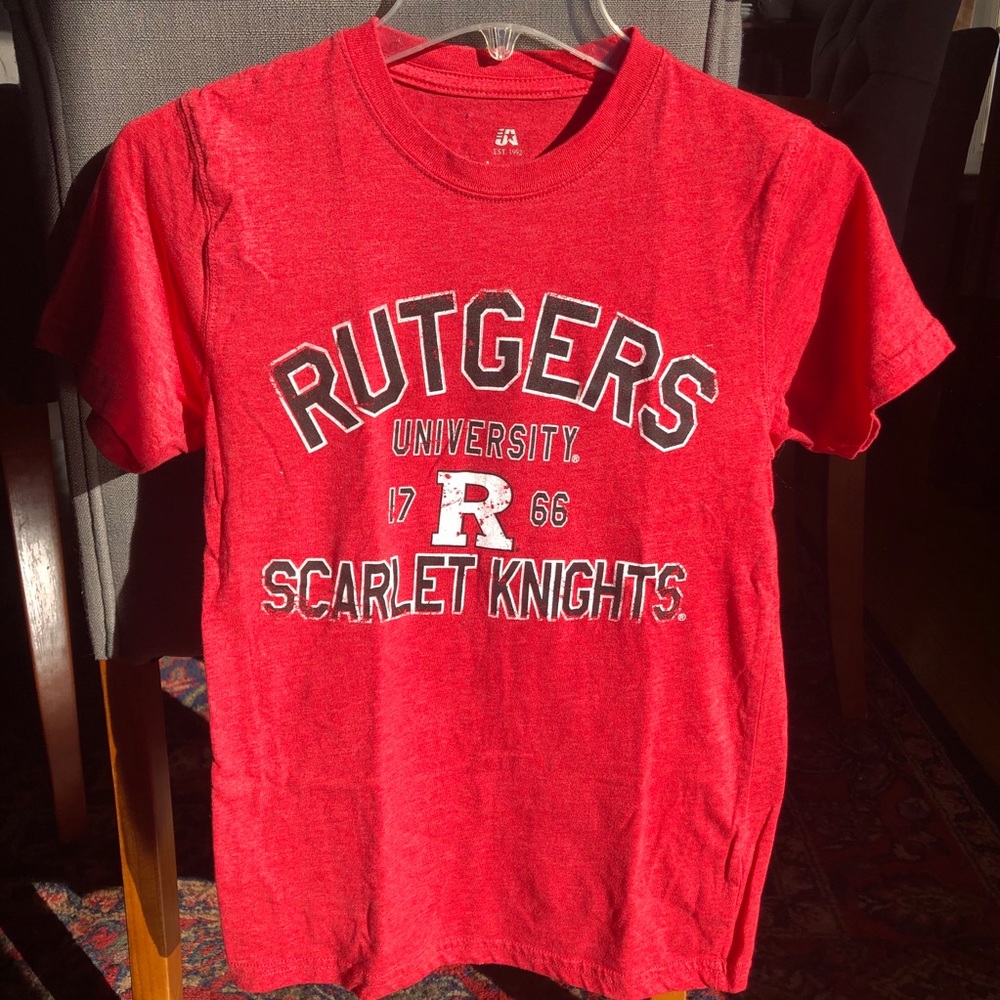 Rutgers University J. America Red T-Shirt